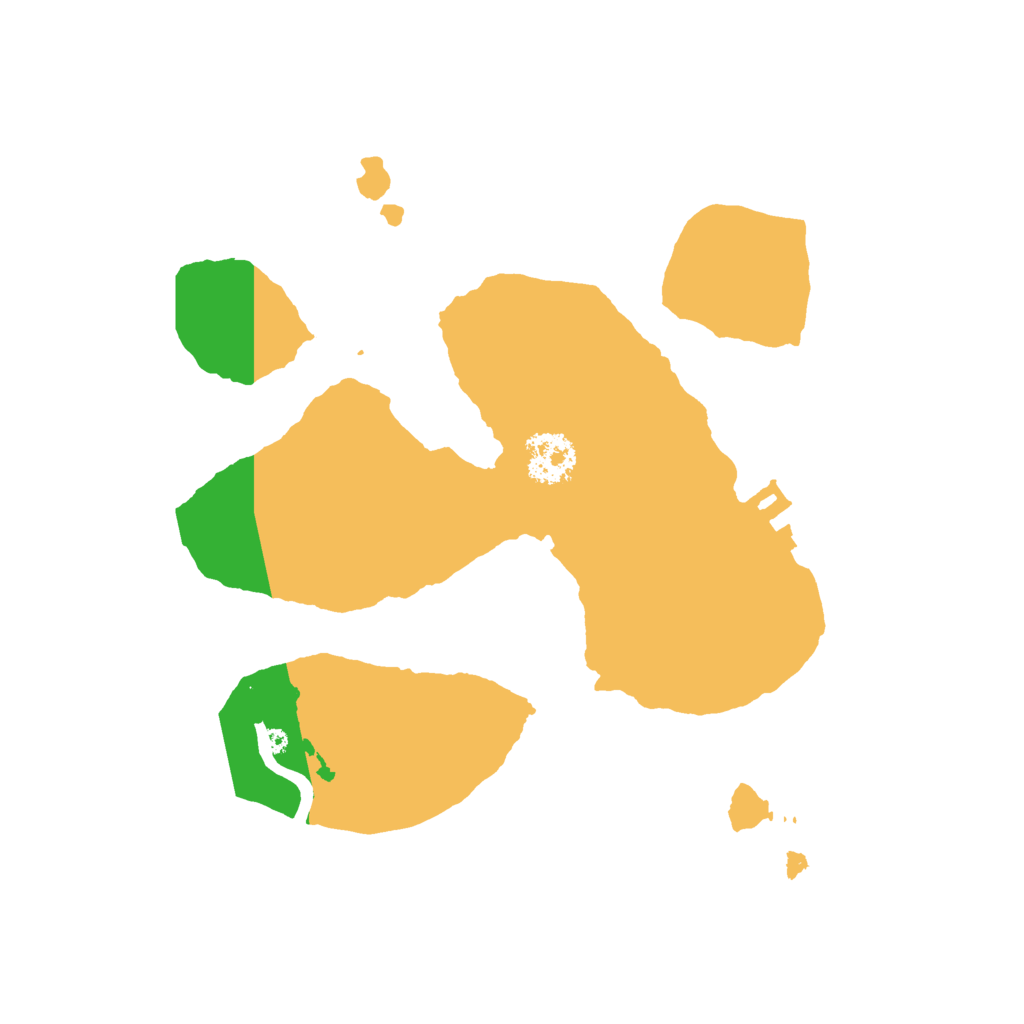 Biome Rust Map: Procedural Map, Size: 2000, Seed: 12345678