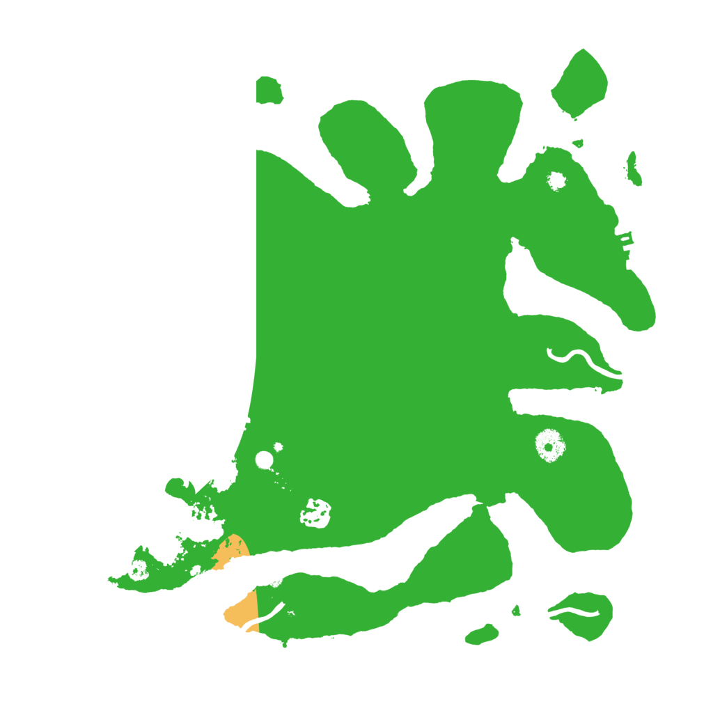 Biome Rust Map: Procedural Map, Size: 3500, Seed: 6723