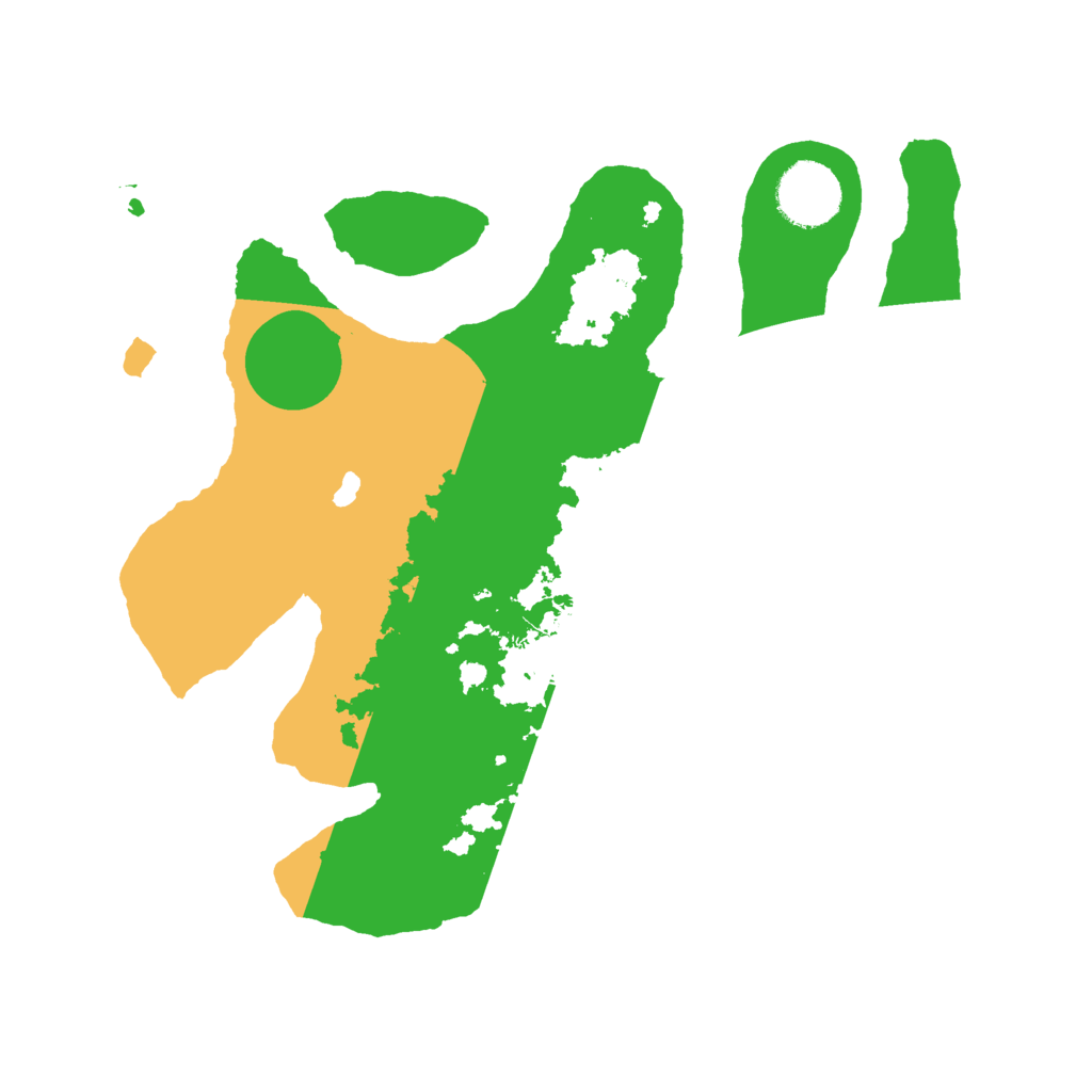 Biome Rust Map: Barren, Size: 3000, Seed: 5356