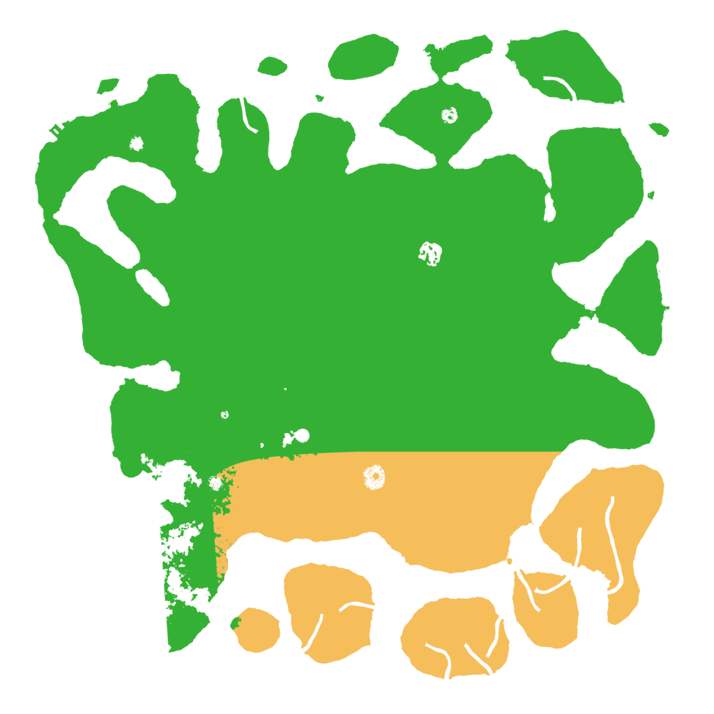 Biome Rust Map: Procedural Map, Size: 4550, Seed: 100