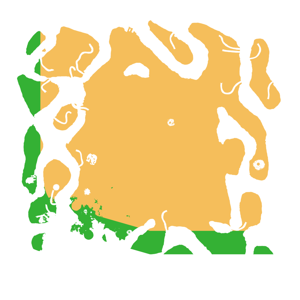 Biome Rust Map: Procedural Map, Size: 4200, Seed: 15632