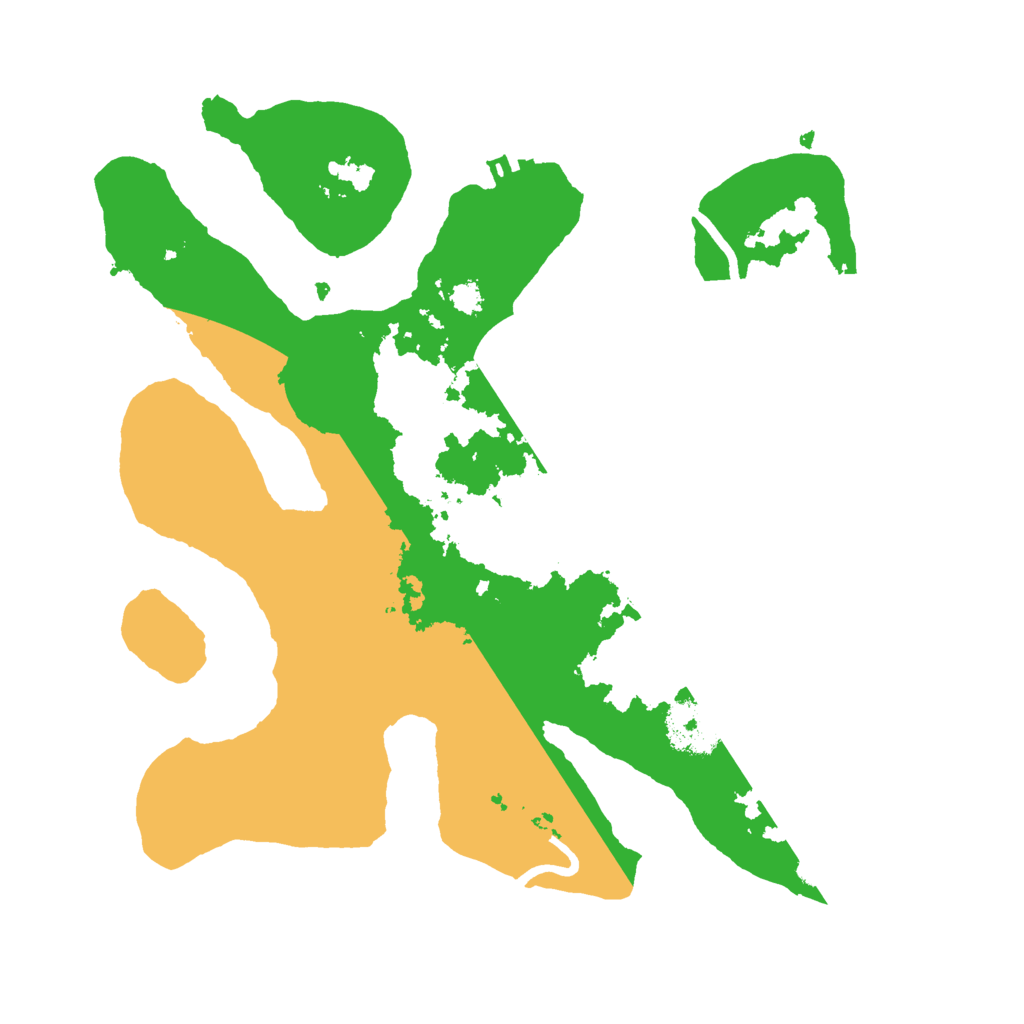 Biome Rust Map: Procedural Map, Size: 3000, Seed: 25717