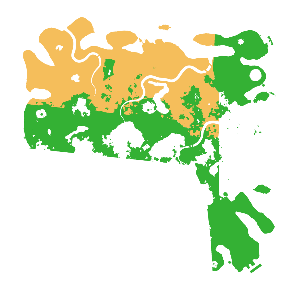 Biome Rust Map: Procedural Map, Size: 4500, Seed: 1863832409