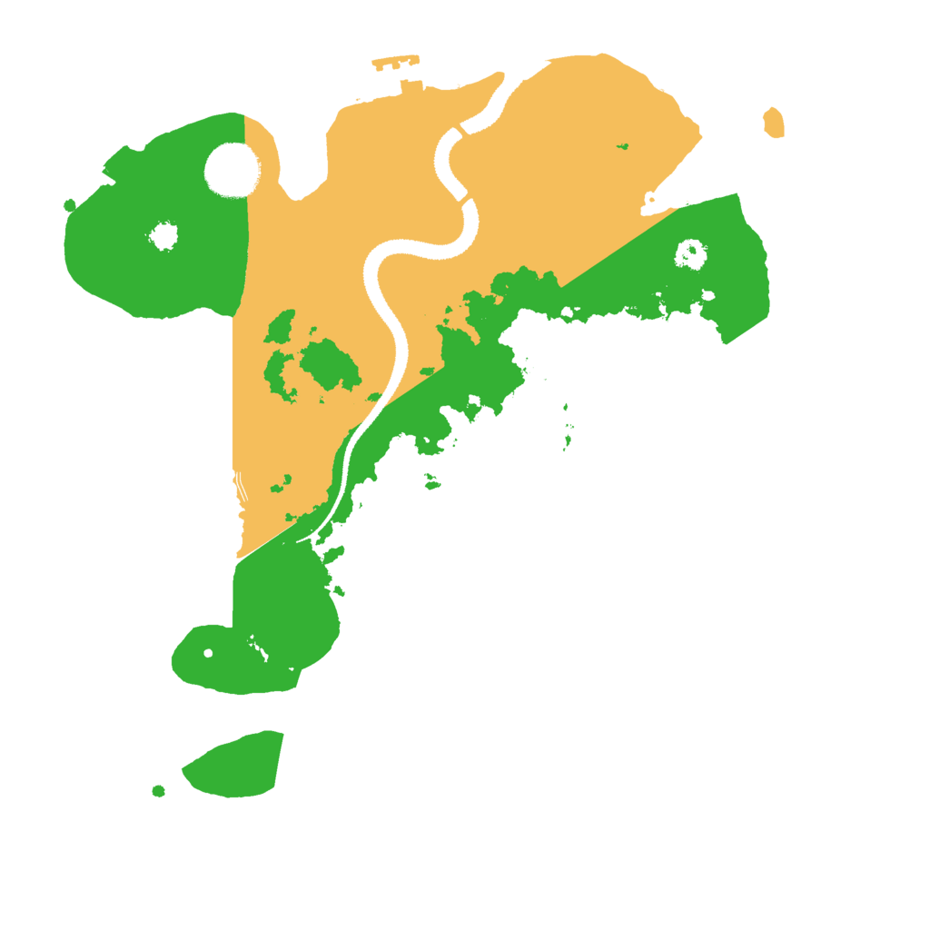 Biome Rust Map: Procedural Map, Size: 3000, Seed: 746461