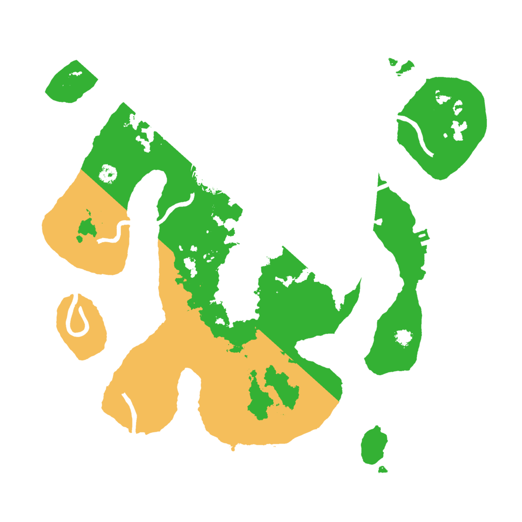 Biome Rust Map: Procedural Map, Size: 3000, Seed: 159753654