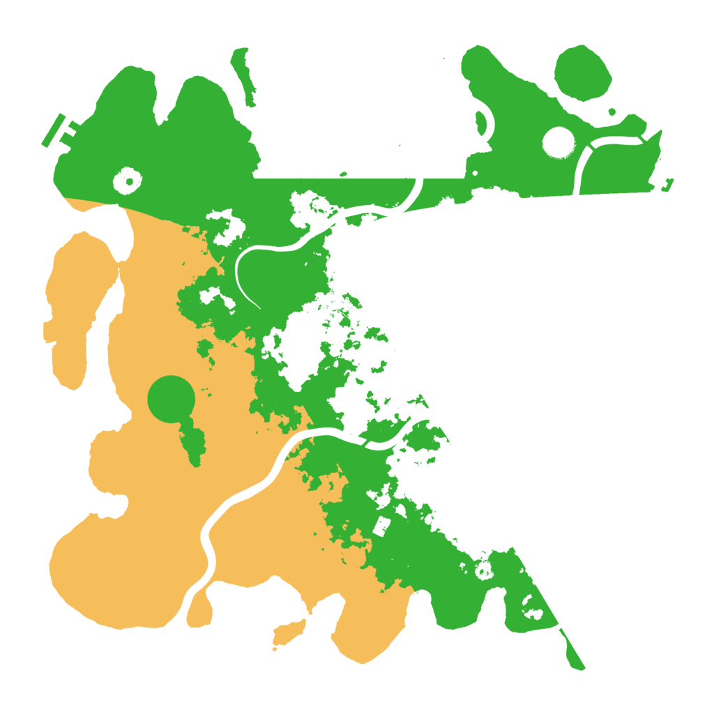 Biome Rust Map: Procedural Map, Size: 3950, Seed: 1289313094