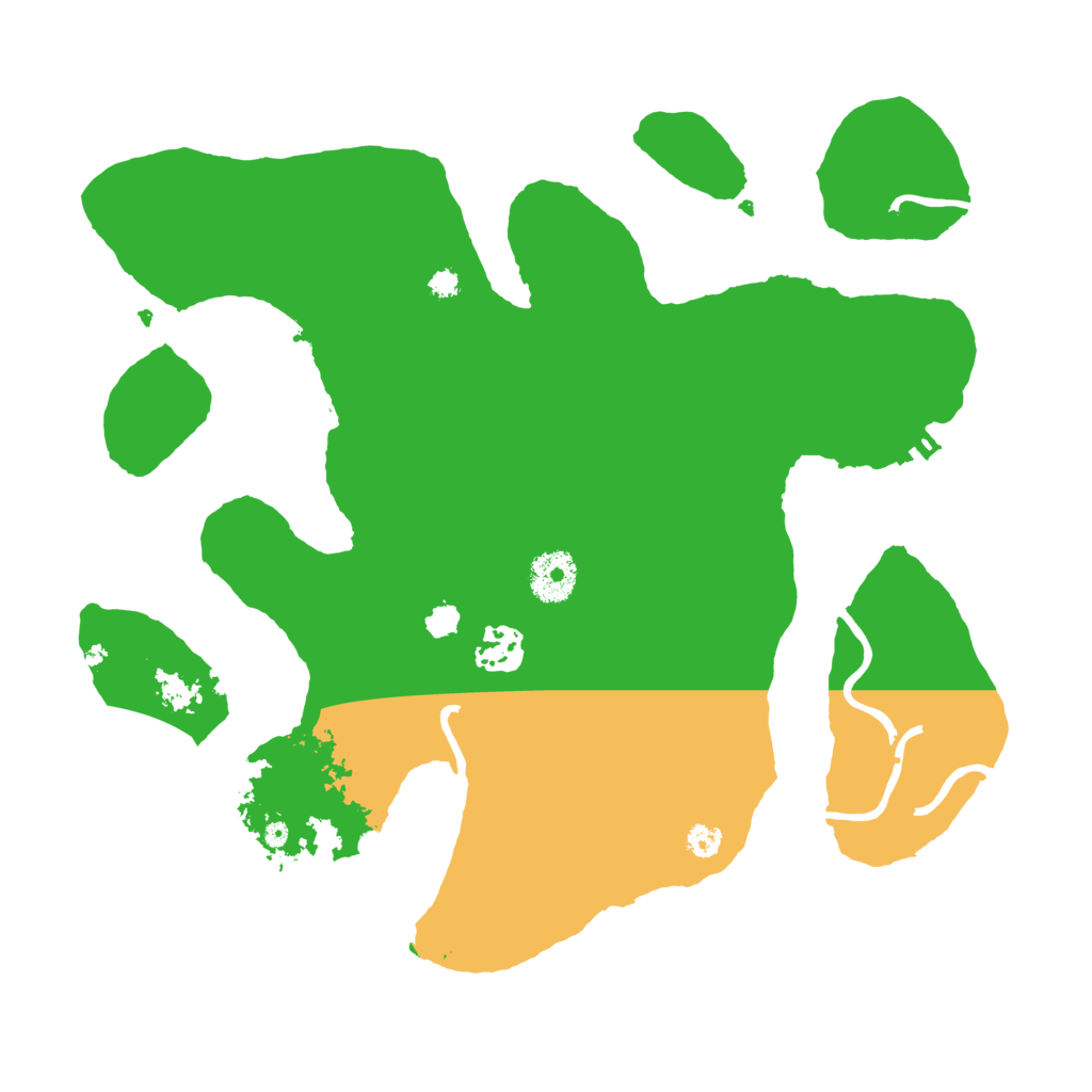 Biome Rust Map: Procedural Map, Size: 3300, Seed: 6942069