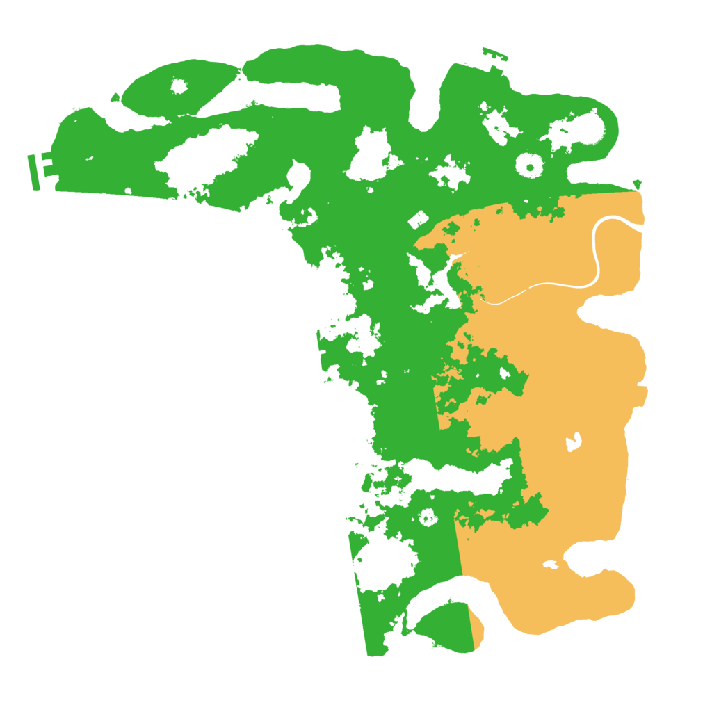 Biome Rust Map: Procedural Map, Size: 4000, Seed: 5454
