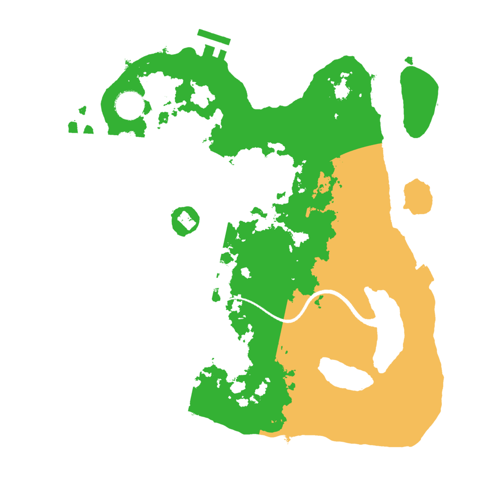 Biome Rust Map: Procedural Map, Size: 3000, Seed: 642242