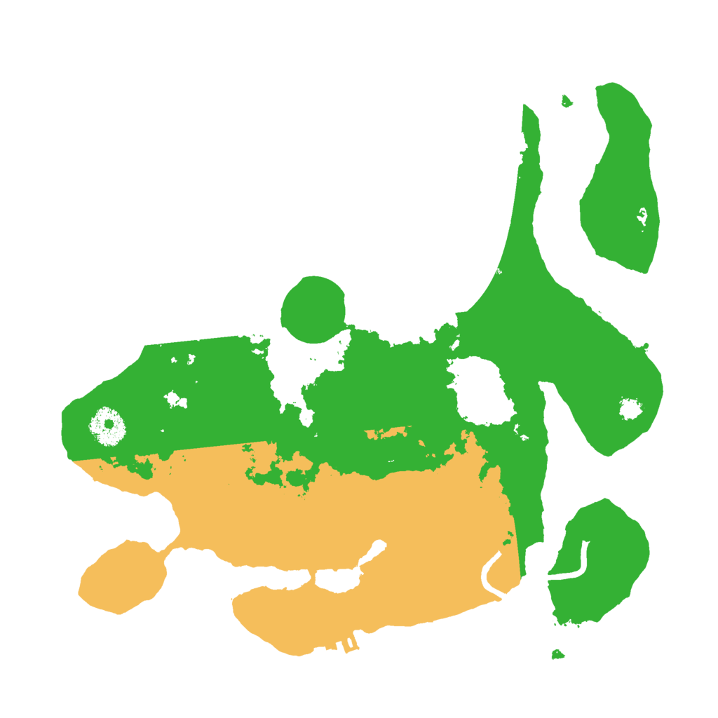 Biome Rust Map: Procedural Map, Size: 3000, Seed: 141006