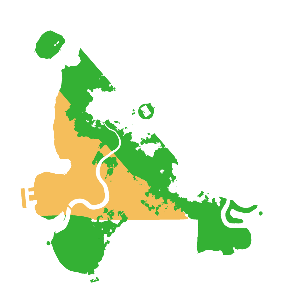 Biome Rust Map: Procedural Map, Size: 3000, Seed: 503958