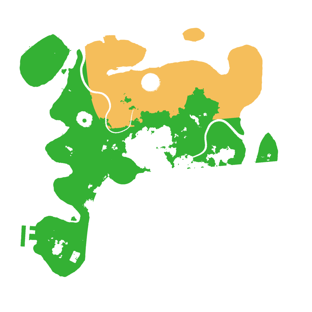 Biome Rust Map: Procedural Map, Size: 3000, Seed: 1911407996