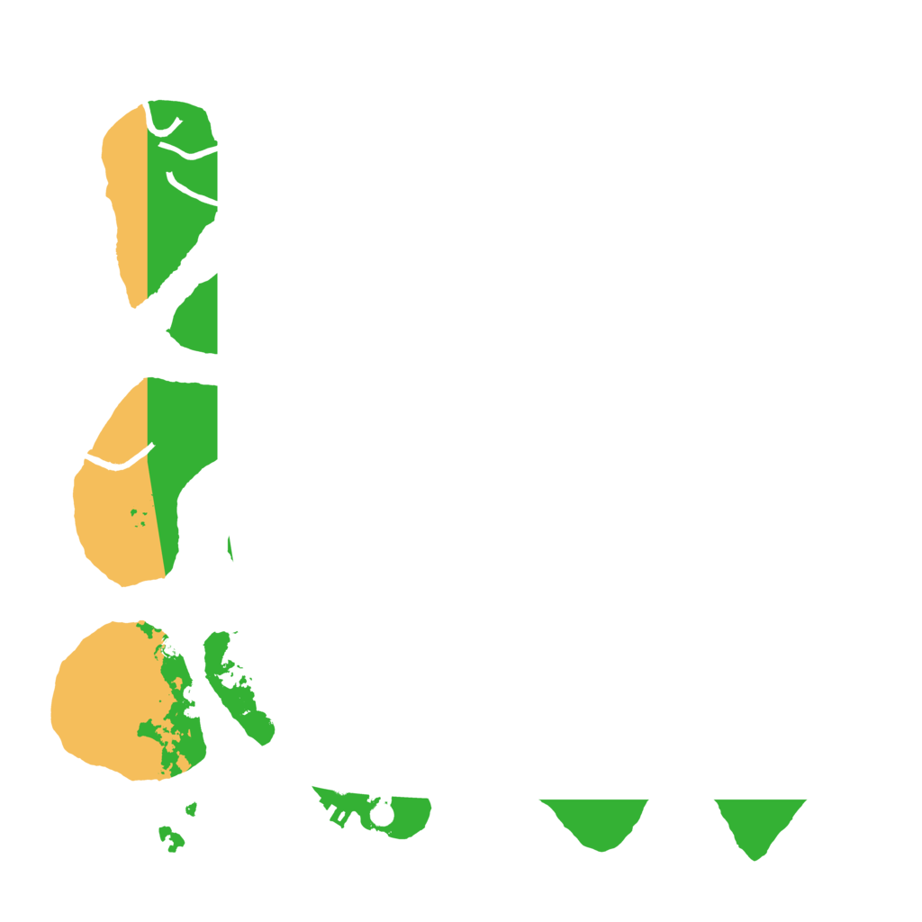 Biome Rust Map: Procedural Map, Size: 3550, Seed: 780952