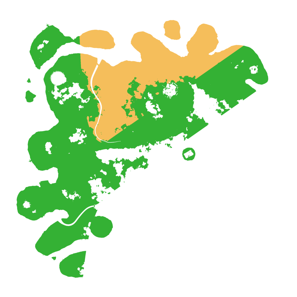 Biome Rust Map: Procedural Map, Size: 3700, Seed: 1605374740