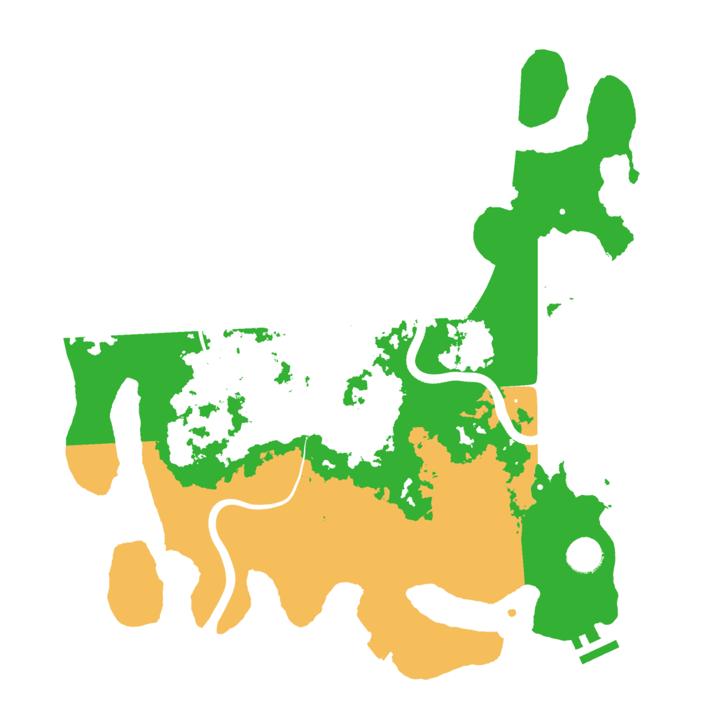 Biome Rust Map: Procedural Map, Size: 3550, Seed: 708089