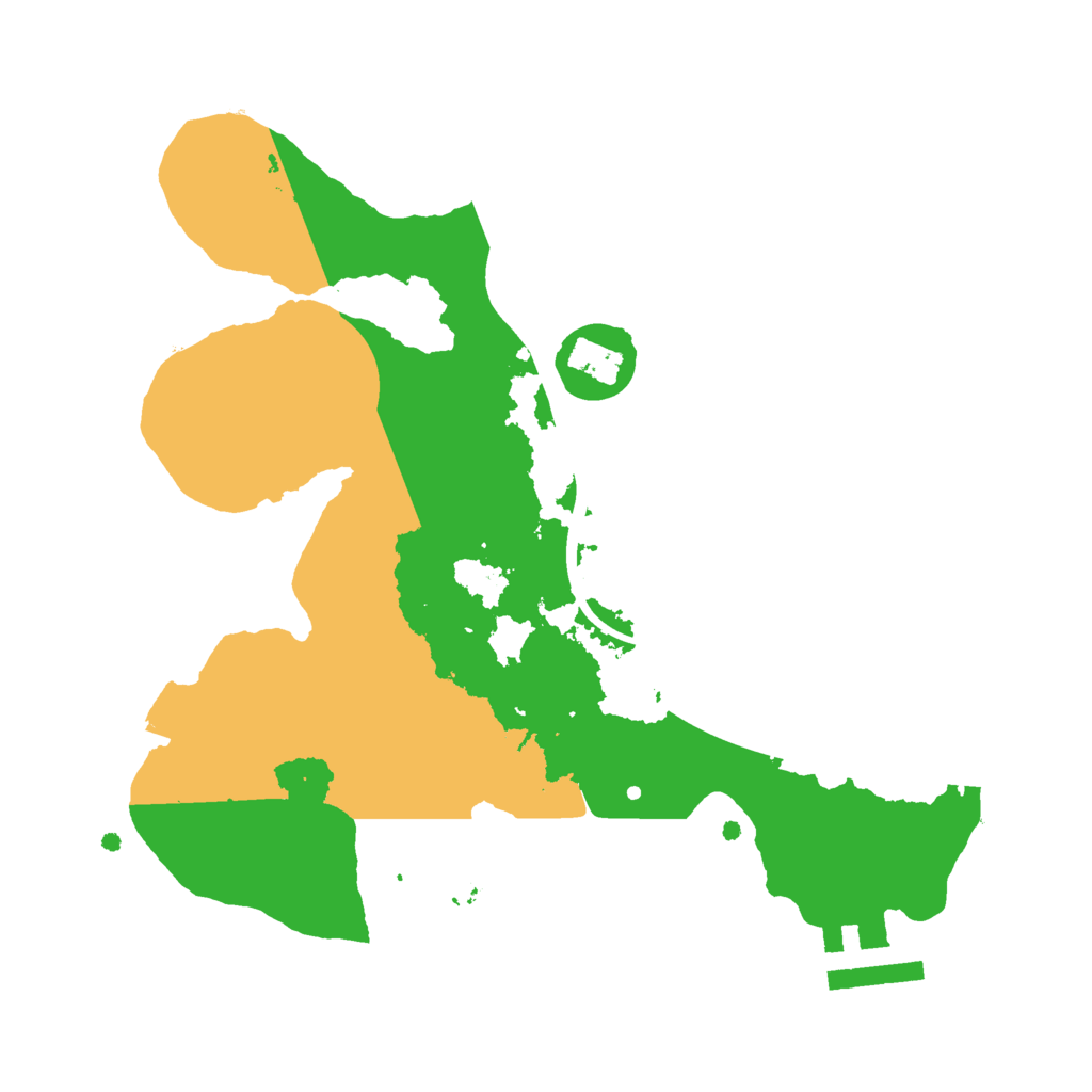 Biome Rust Map: Procedural Map, Size: 2300, Seed: 678