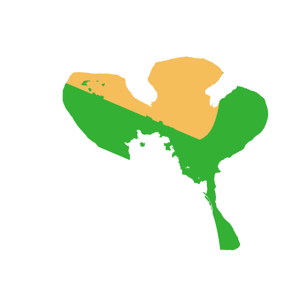 Biome Rust Map: Barren, Size: 2000, Seed: 2311