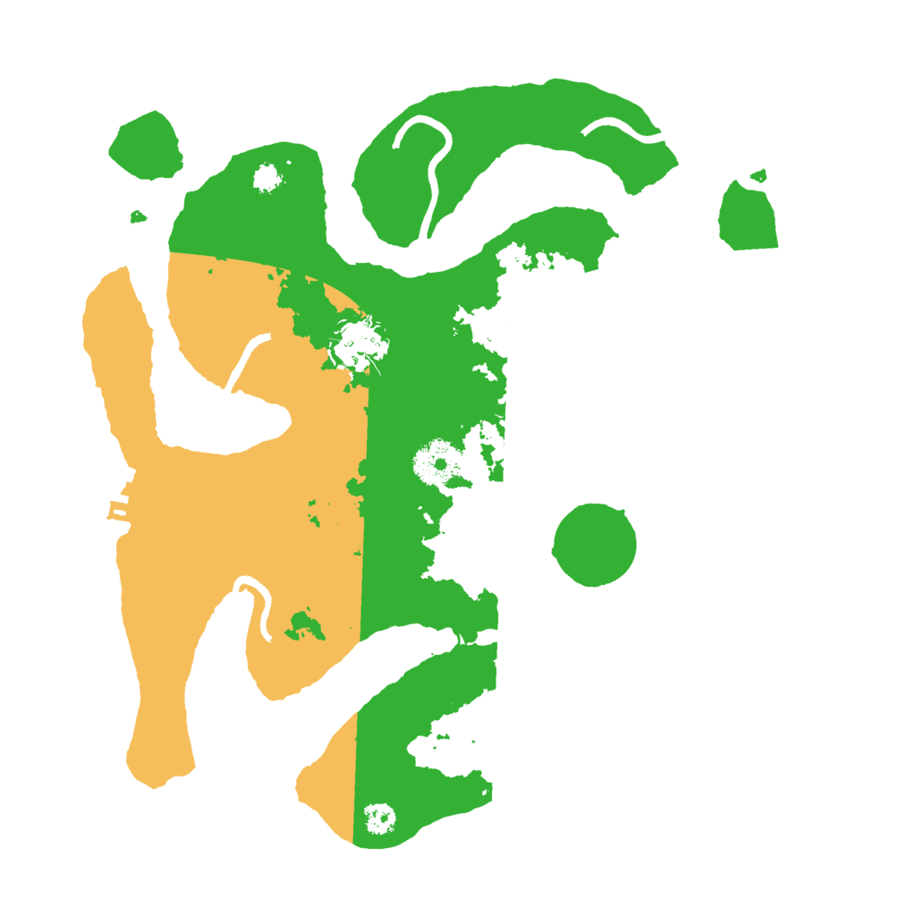 Biome Rust Map: Procedural Map, Size: 3000, Seed: 843117762