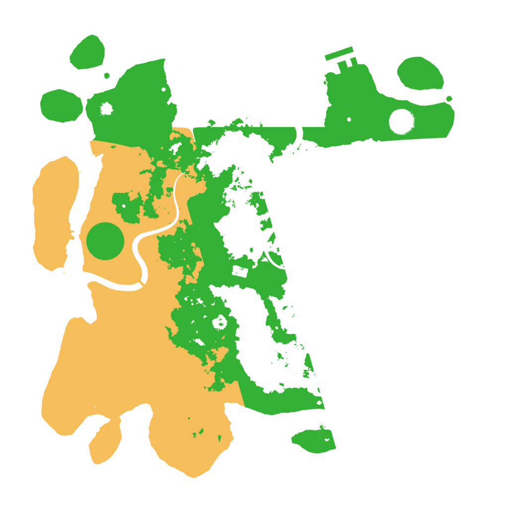 Biome Rust Map: Procedural Map, Size: 3550, Seed: 416178
