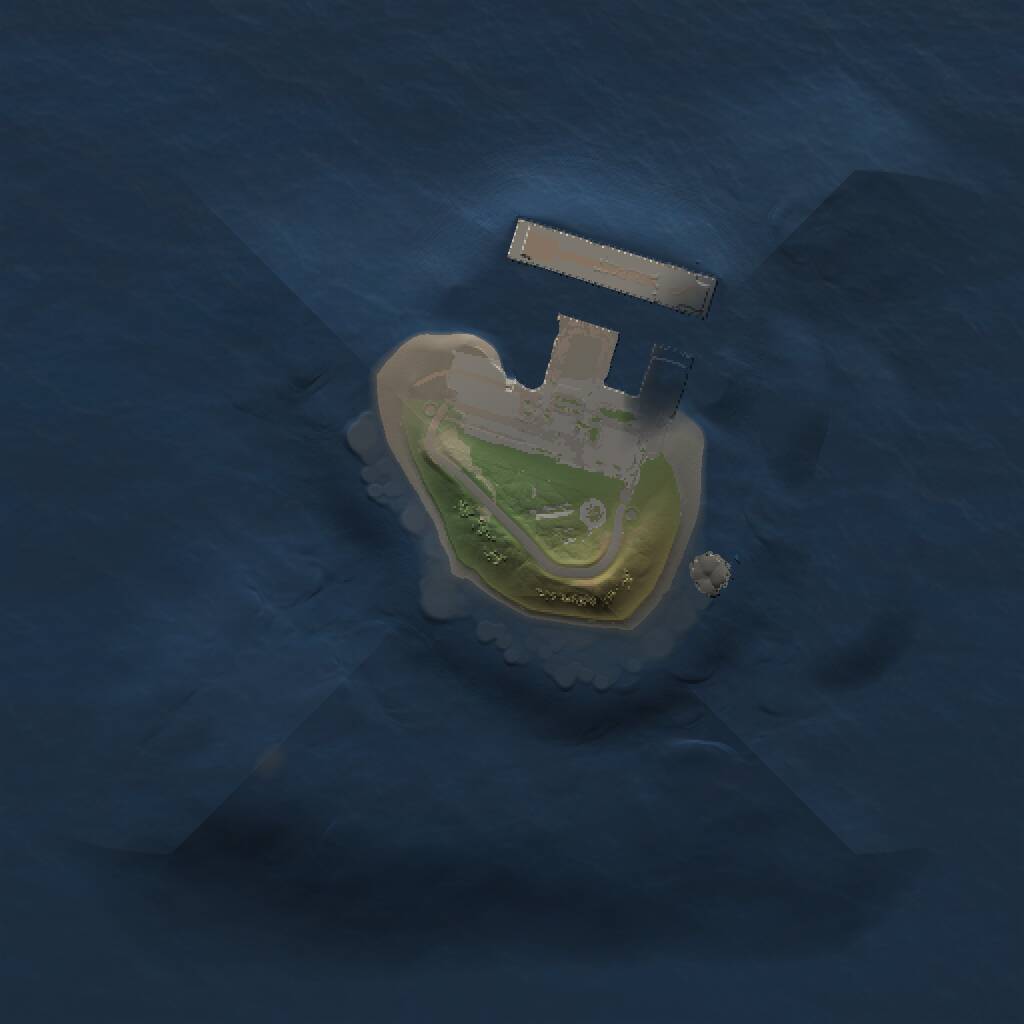 Rust Map: Procedural Map, Size: 1000, Seed: 686625775, 2 Monuments