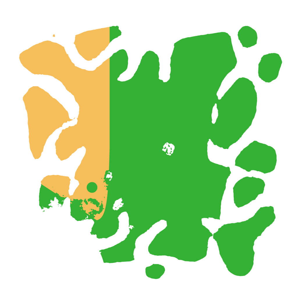 Biome Rust Map: Barren, Size: 3700, Seed: 441877457