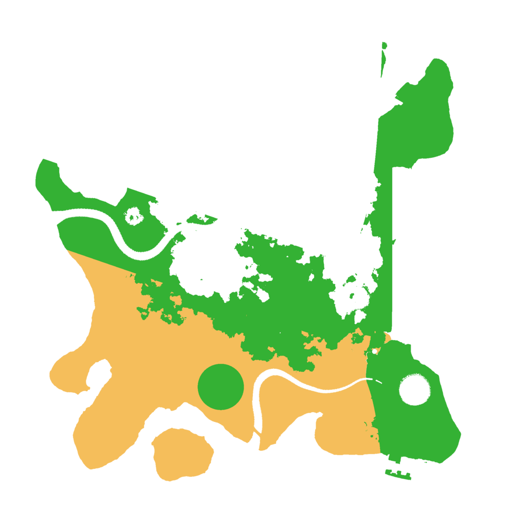 Biome Rust Map: Procedural Map, Size: 3000, Seed: 275740