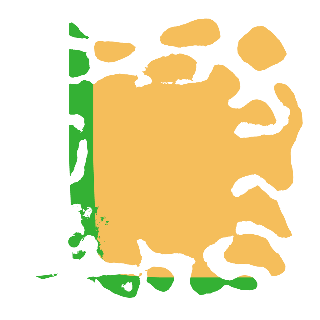 Biome Rust Map: Barren, Size: 3700, Seed: 750296375