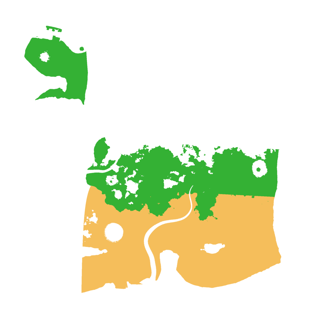 Biome Rust Map: Procedural Map, Size: 3000, Seed: 622533