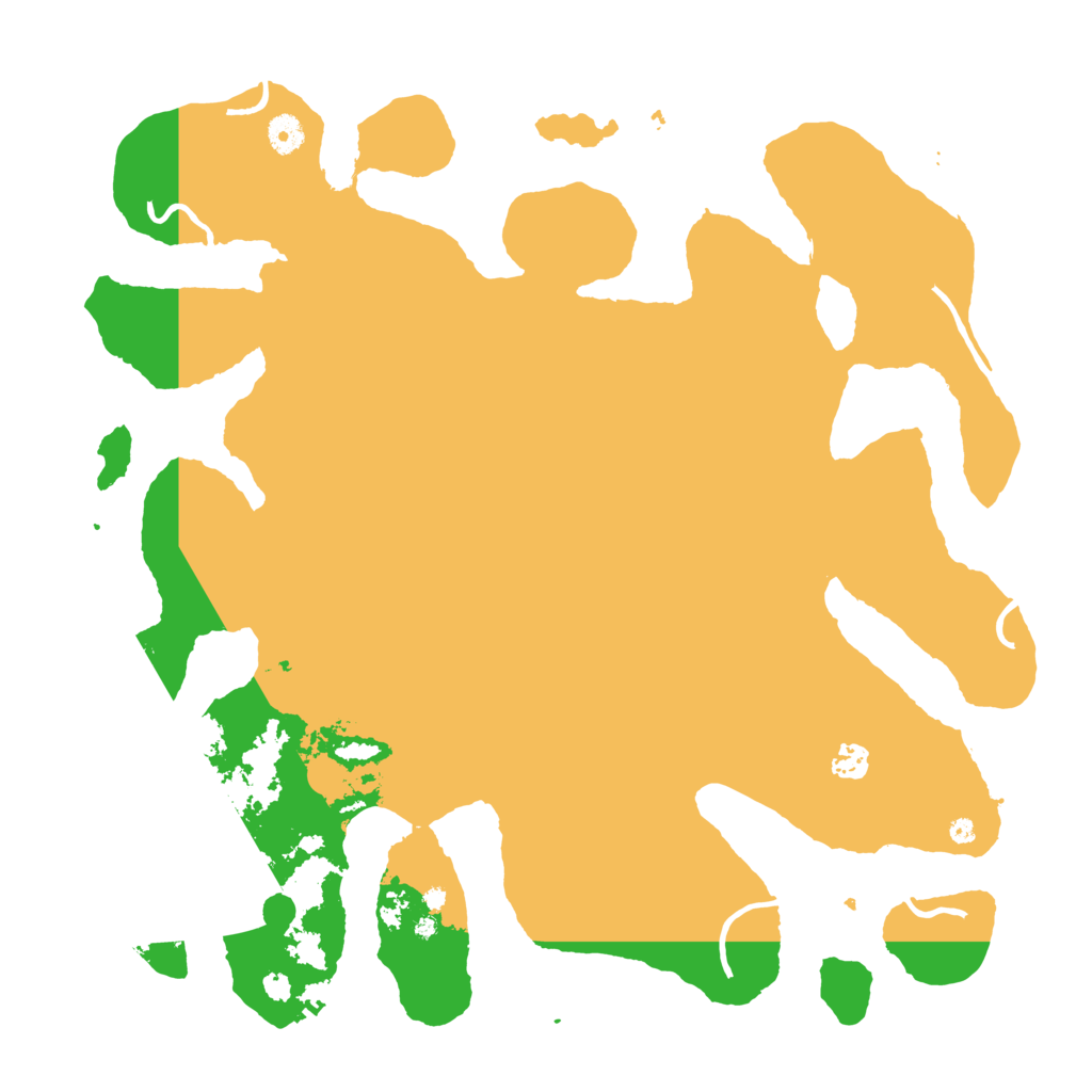 Biome Rust Map: Procedural Map, Size: 4400, Seed: 2226555