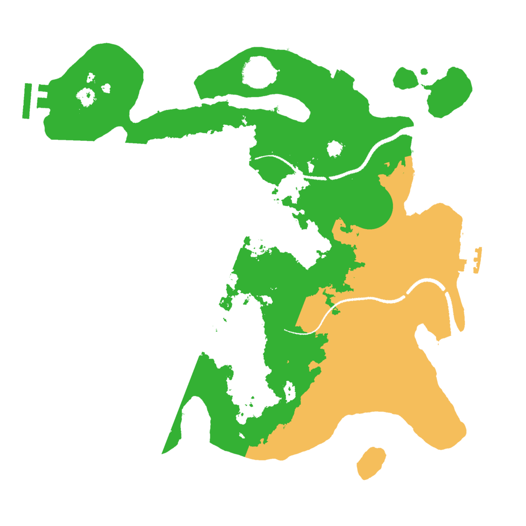 Biome Rust Map: Procedural Map, Size: 3000, Seed: 677534