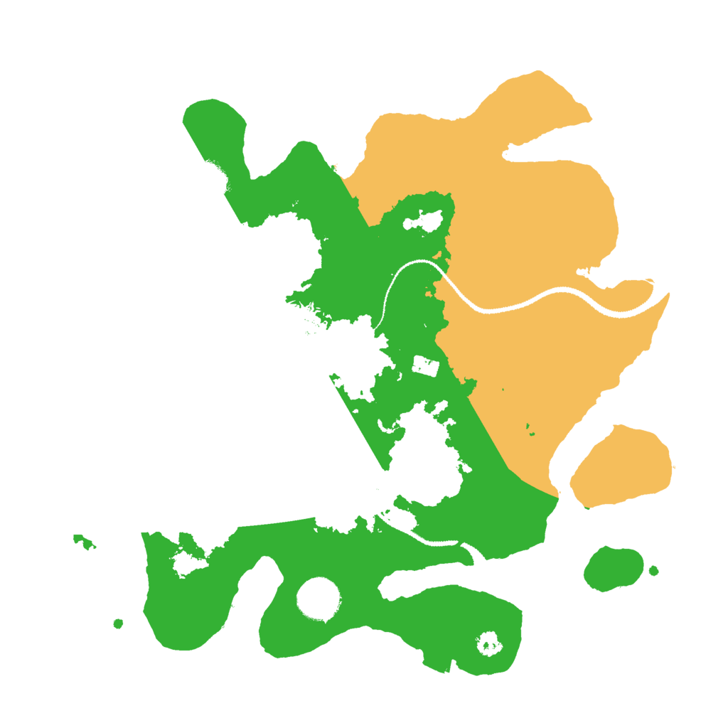 Biome Rust Map: Procedural Map, Size: 3000, Seed: 680619