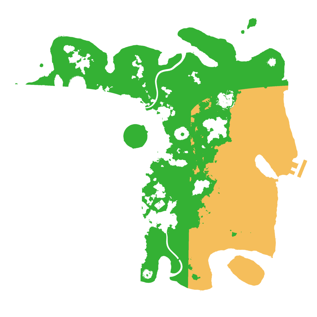 Biome Rust Map: Procedural Map, Size: 3500, Seed: 147258369