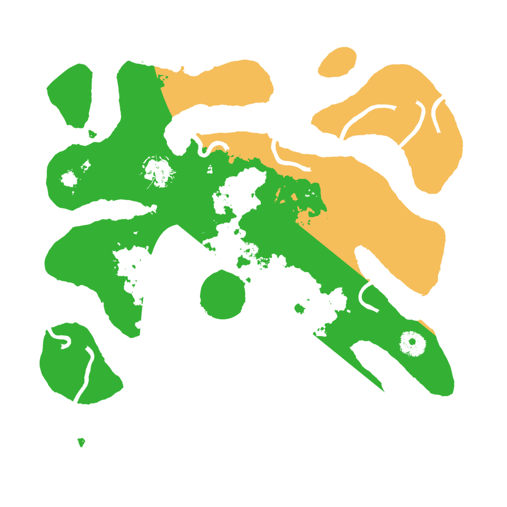 Biome Rust Map: Procedural Map, Size: 3000, Seed: 486141