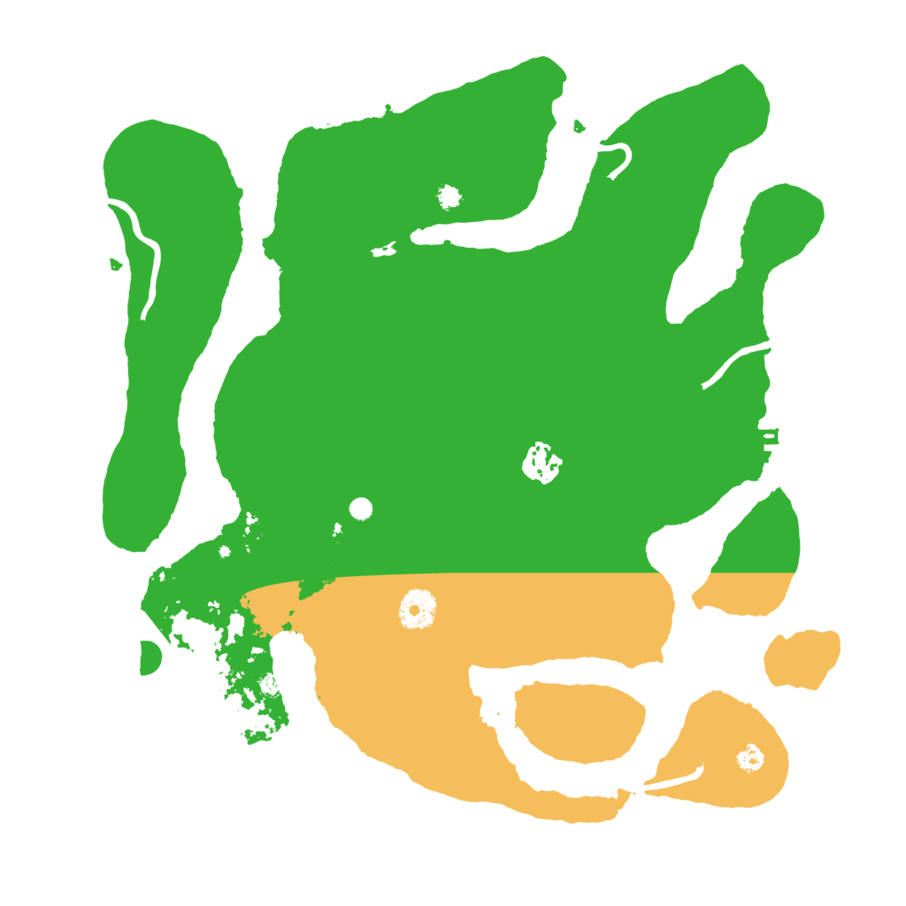 Biome Rust Map: Procedural Map, Size: 3500, Seed: 1057149786