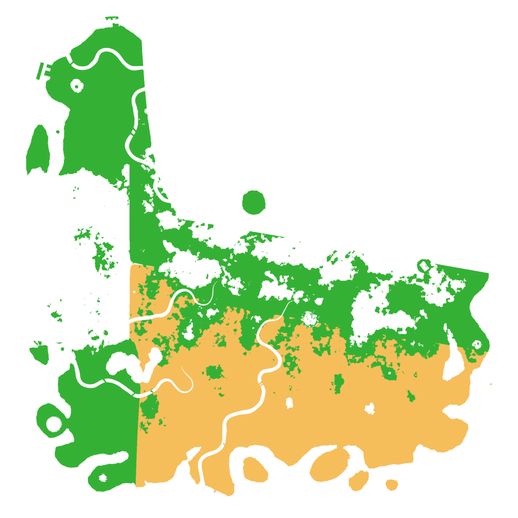 Biome Rust Map: Procedural Map, Size: 6000, Seed: 1056821982