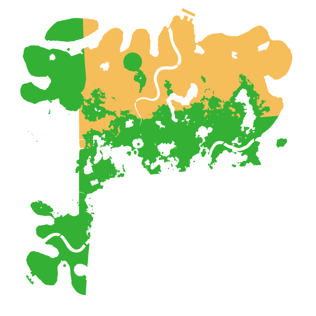 Biome Rust Map: Procedural Map, Size: 4500, Seed: 1911407996