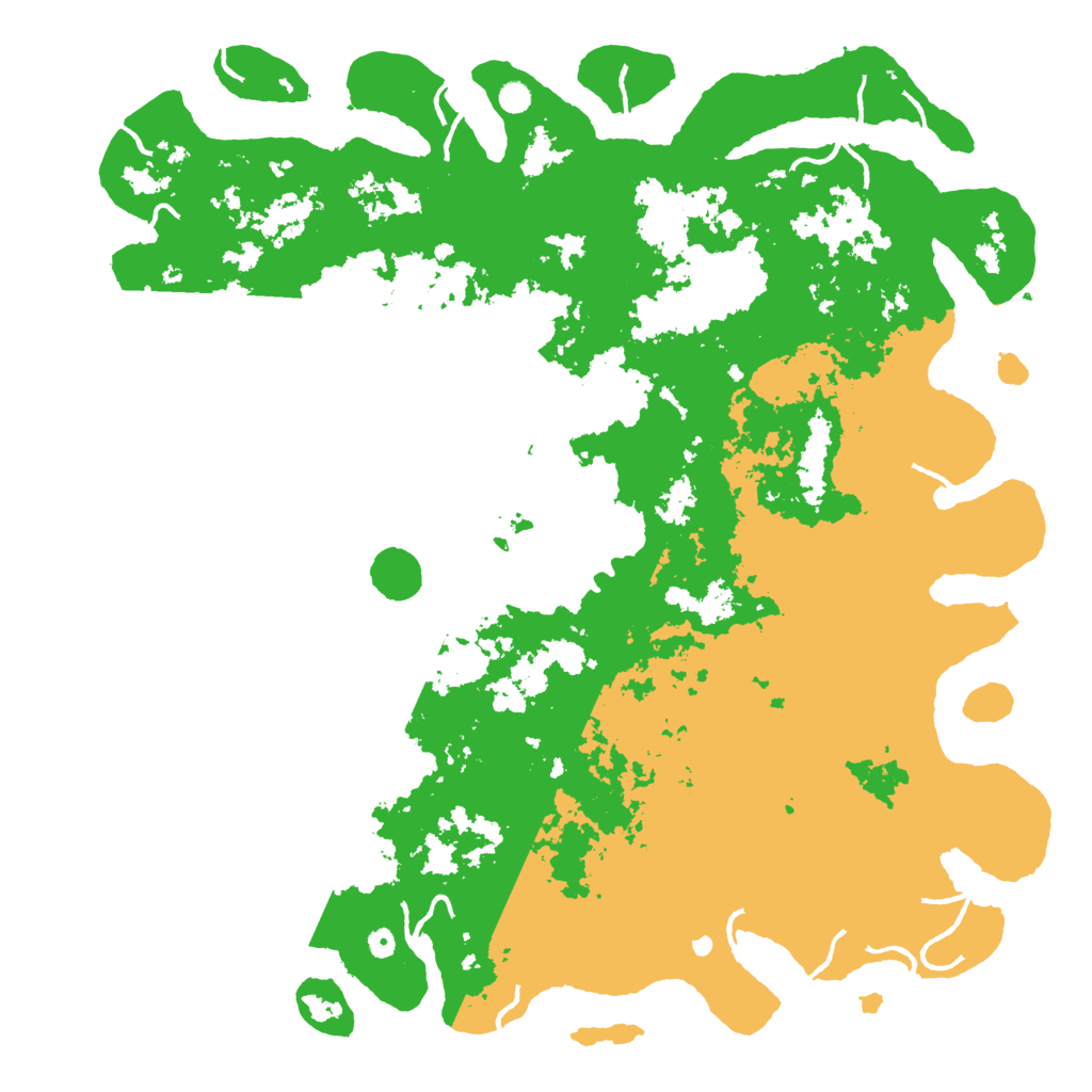 Biome Rust Map: Procedural Map, Size: 6000, Seed: 84622204
