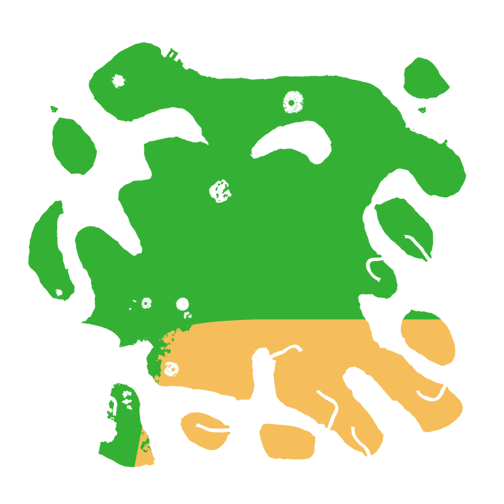 Biome Rust Map: Procedural Map, Size: 3500, Seed: 477444330