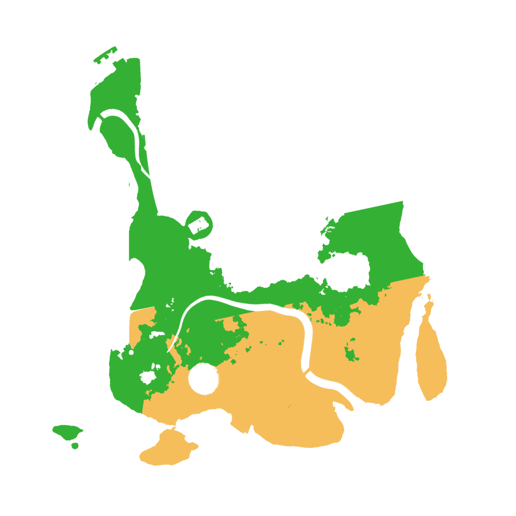 Biome Rust Map: Procedural Map, Size: 3000, Seed: 698922674