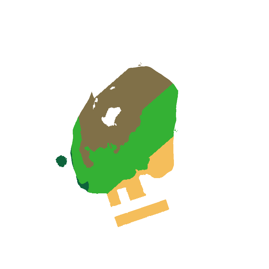 Biome Rust Map: Procedural Map, Size: 1000, Seed: 2343