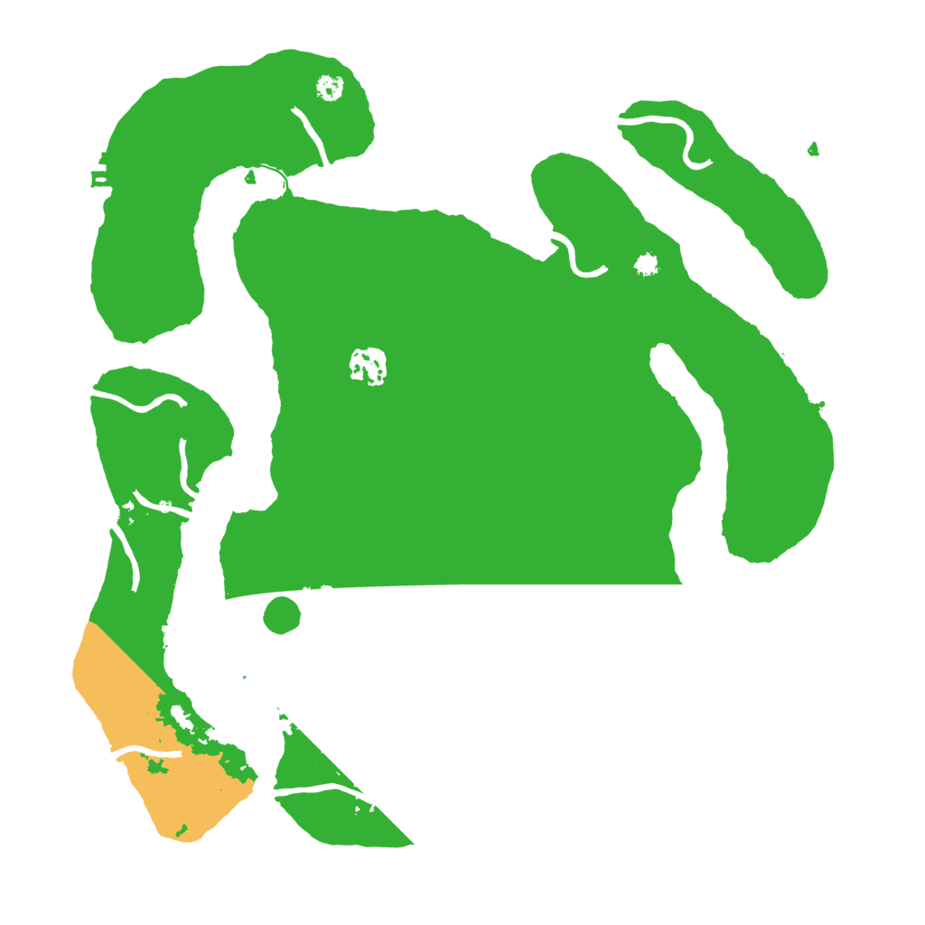 Biome Rust Map: Procedural Map, Size: 3500, Seed: 1830770972