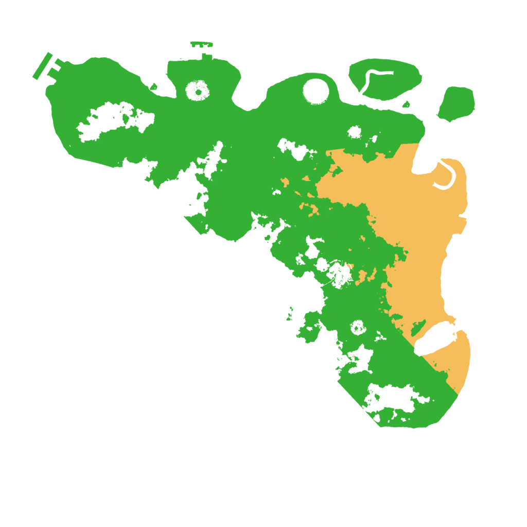 Biome Rust Map: Procedural Map, Size: 3600, Seed: 522098603