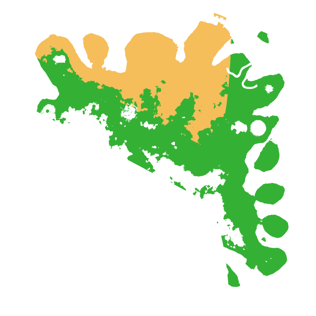 Biome Rust Map: Procedural Map, Size: 3550, Seed: 788692
