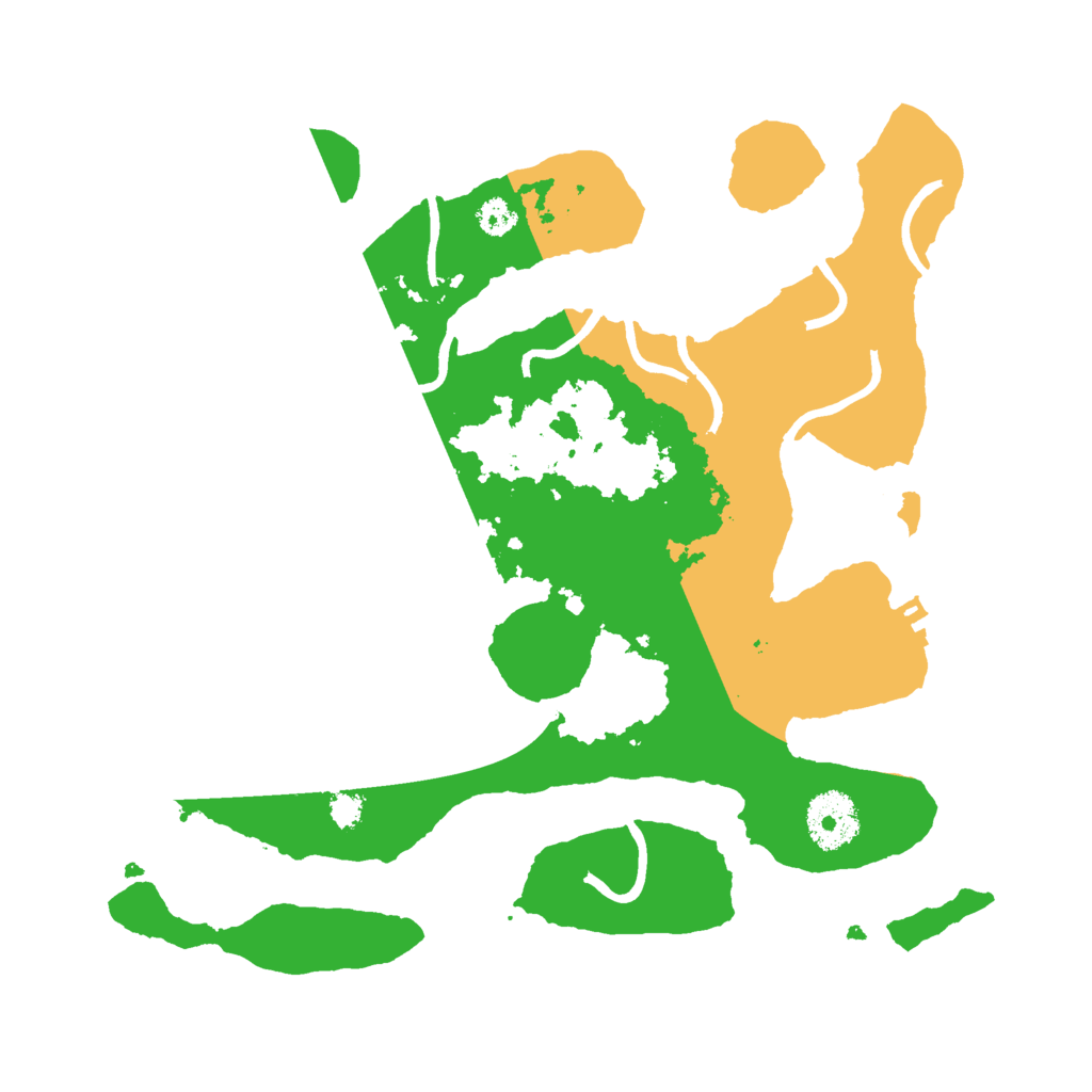 Biome Rust Map: Procedural Map, Size: 3000, Seed: 21217281