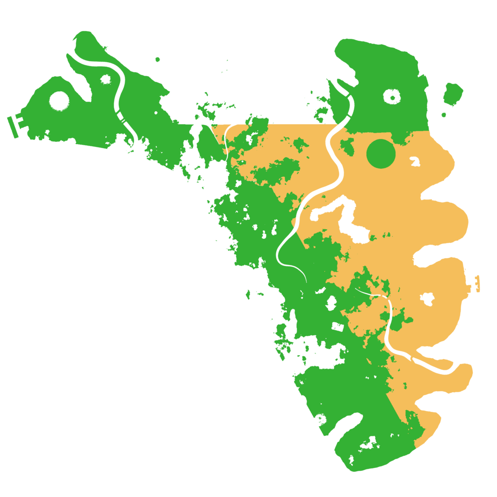 Biome Rust Map: Procedural Map, Size: 4500, Seed: 92384322