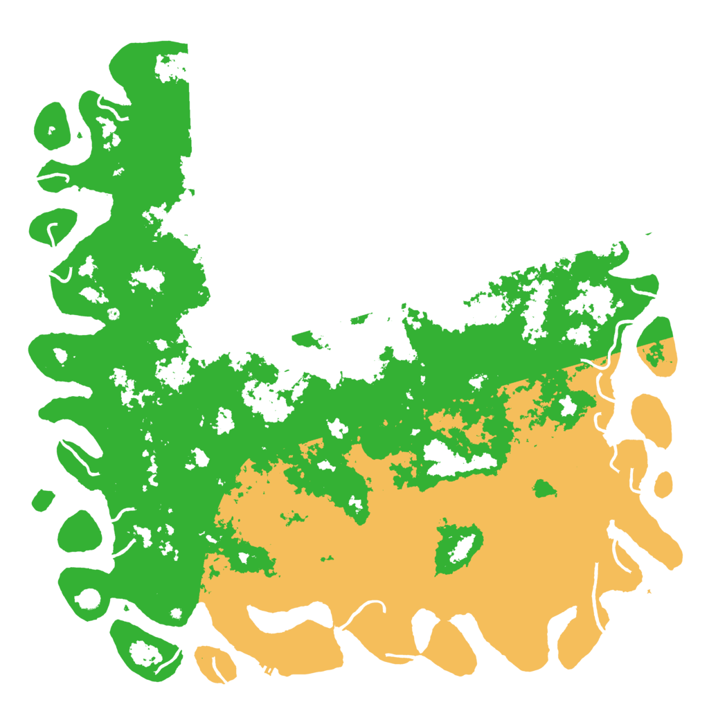 Biome Rust Map: Procedural Map, Size: 6000, Seed: 492961526