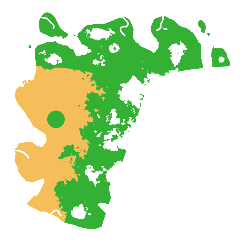 Biome Rust Map: Procedural Map, Size: 3700, Seed: 1816893458