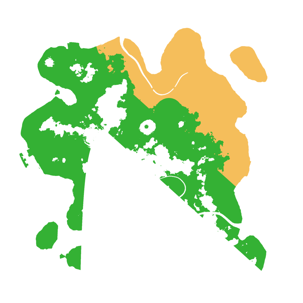 Biome Rust Map: Procedural Map, Size: 3000, Seed: 4589237