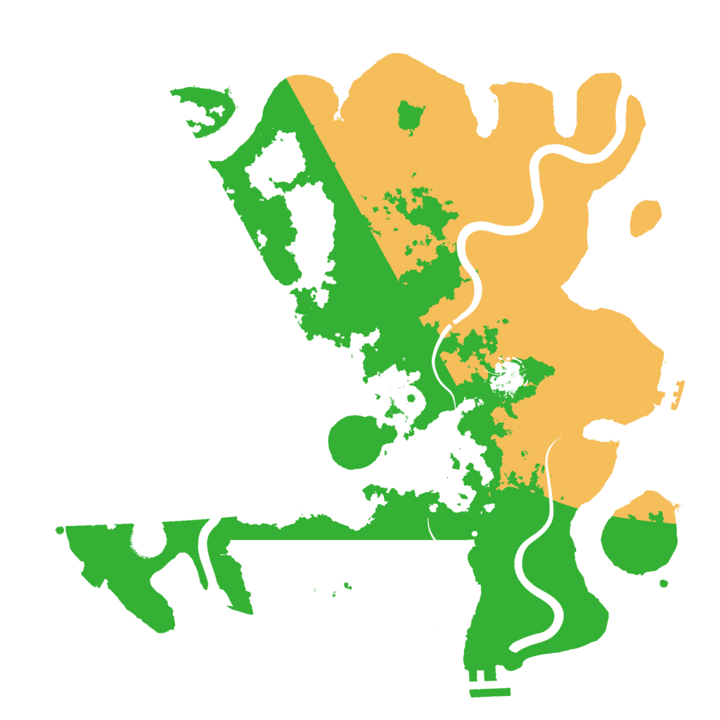 Biome Rust Map: Procedural Map, Size: 3550, Seed: 910120
