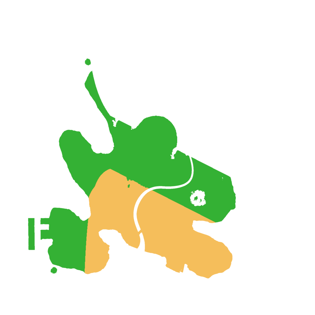 Biome Rust Map: Procedural Map, Size: 2000, Seed: 5456